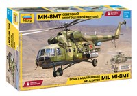 4828  авиация  Советский многоцелевой вертолёт Ми-8МТ  (1:48) 4600327048288