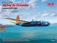 48287  авиация  JD-1D Invader U.S. Navy utility aircraft  (1:48) 4823044408474