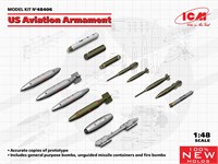 48406  дополнения из пластика  US Aviation Armament  (1:48) 4823044407682