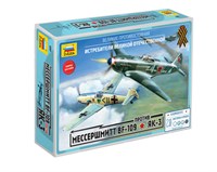 5201  авиация  Мессершмитт BF- 109 против Як-3  (1:72) 4600327052018