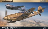 70152  авиация  Avia S-199 ERLA Canopy  (1:72) 8591437571031