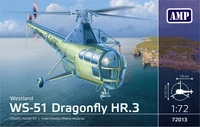 72013  авиация  Westland WS-51 Dragonfly HR.3  (1:72) 2000000216973