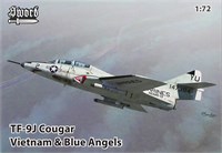 72101  авиация  Grumman TF-9J Cougar (Vietnam &amp; Blue Angels)  (1:72) 8592977721016