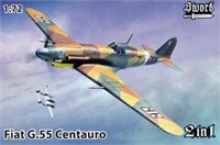 72104  авиация  Fiat G.55 Centauro (2 модели в коробке)  (1:72) 8592977721047