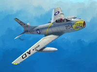 72139  авиация  North-American Fj-3/FJ-3M Fury  (1:72) 8596444721394