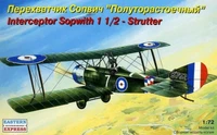 72157  авиация  Сопвич 1.5 Истребитель 1-ая М.В. (1:72) 4620748781090