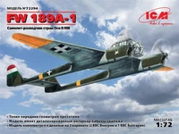 72294  авиация  FW 189A-1, WWII Axis Reconnaissance Plane  (1:72) 2000000084596