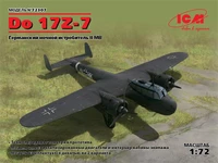 72307  авиация  Do 17Z-7 WWII German Night Fighter    (1:72) 2000000088167
