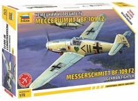 7302  авиация  Messerschmitt Bf.109 F-2 (1:72) 4600327073020