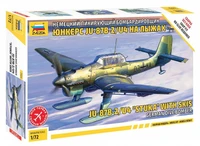 7323  авиация  Юнкерс Ju-87 B2 на лыжах  (1:72) 4600327073235