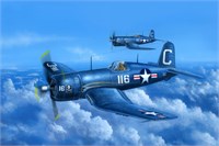 80386  авиация  F4U-4 Corsair early version  (1:48) 6939319203861