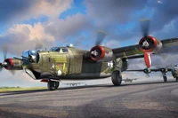 81774  авиация  US B-24J Liberator  (1:48) 6939319217745