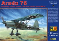 92099  авиация  Arado Ar 76  (1:72) 4580314908347