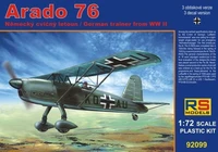 92099  авиация  Arado Ar 76  (1:72) 4580314908347