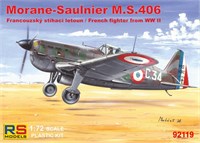 92119  авиация  Morane-Saulnier M.S. 406  (1:72) 2000002216322