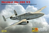 92149  авиация  Heinkel He-280 V3  (1:72) 4580314901614