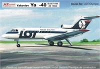 AZ14422  авиация  J@k-40 LOT/Olympic  (1:144) 4589913286375