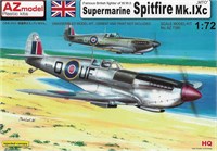 AZ7390  авиация  Supermarine Spitfire Mk.IXc "MTO"  (1:72) 4589913199934