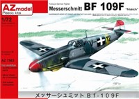 AZ7563  авиация  Messerschmitt Bf 109F `Fridrich`  (1:72) 4589913226432