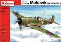 AZ7572  авиация  Curtiss H-75 / Mohawk Mk.lll (1:72) 4589913236011