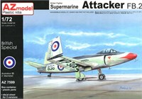 AZ7599  авиация  Supermarine Attacker FB.2  (1:72) 458991325814