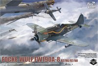 BF-009  авиация  Focke-Wulf FW-190A-8 4 in 1 (R2; R6; R7; R8)  (1:35) 6971995746829