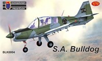 BLK0004  авиация  S.A. Bulldog [Lebanon / Nigeria]  (1:72) 8592942400045