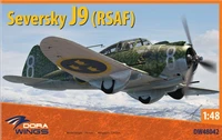 DW48042  авиация  Seversky J9 (P-35A)  (1:48) 4820237050663