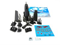KMP72001K  авиация  Истребитель M&amp;G-9 с 3д декалью Quinta  (1:72) 2000002165712