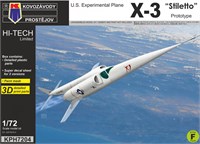 KPH7204  авиация  U.S. Experimental Plane X-3 "Stiletto" Prototype  (1:72) 2000002197096