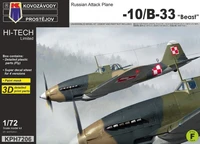 KPH7206  авиация  Ilyushin &amp;L-10/B-33 "Beast" Russian Attack Plane  (1:72) 8592942572063