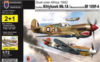 KPH7207  авиация  Duel over Africa 1942 Kittyhawk Mk.IA / Bf 109F-4  (1:72) 2000002197102