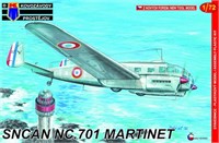 KPM0054  авиация  SNCAN NC.701 Martinet  (1:72) 4589913196353