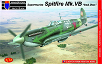 KPM0068  авиация  Supermarine Spitfire Mk.Vb "Red Stars"  (1:72) 2000000177649