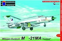 KPM0097  авиация  M&amp;G-21MА Fishbed (1:72) 2000000168838
