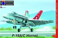 KPM0163  авиация  F-18A/C Hornet  (1:72) 8592942101638