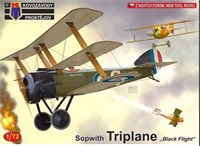 KPM0181  авиация  Sopwith Triplane "Black Flight"  (1:72) 8592942101812