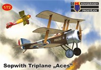 KPM0183  авиация  Sopwith Triplane "Aces"  (1:72) 8592942101836