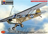 KPM0191  авиация  L-4 Grasshopper w/Brodie Hook  (1:72) 8592942101911