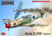 KPM0217  авиация  Avia S-199 "Sakin"  (1:72) 2000000187952