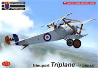 KPM0255  авиация  Nieuport Triplane "RFC/RNAS"  (1:72) 8592942102550