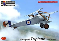 KPM0255  авиация  Nieuport Triplane "RFC/RNAS"  (1:72) 8592942102550