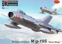 KPM0329  авиация  M&amp;G-19С "Silver wings"  (1:72) 8592942103298