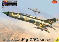 KPM0368  авиация  M&amp;G-21FL "At War"  (1:72) 8592942103687