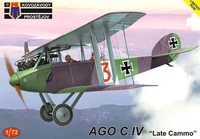 KPM0395  авиация  AGO C.IV „Late Cammo“  (1:72) 8592942103953