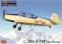 KPM0408  авиация  Zlin Z-126 'Over Europe'  (1:72) 8592942104080