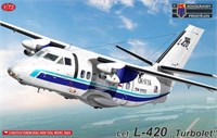 KPM0438  авиация  Let L-420 ″Turbolet″  (1:72) 8592942104387