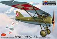 KPM0456  авиация  Morane Saulnier MoS.30 (A.I.) "Polish services"  (1:72) 2000002197140