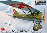 KPM0456  авиация  Morane Saulnier MoS.30 (A.I.) "Polish services"  (1:72) 2000002197140