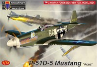 KPM0483  авиация  P-51D-5 Mustang "Aces"  (1:72) 8592942104837
